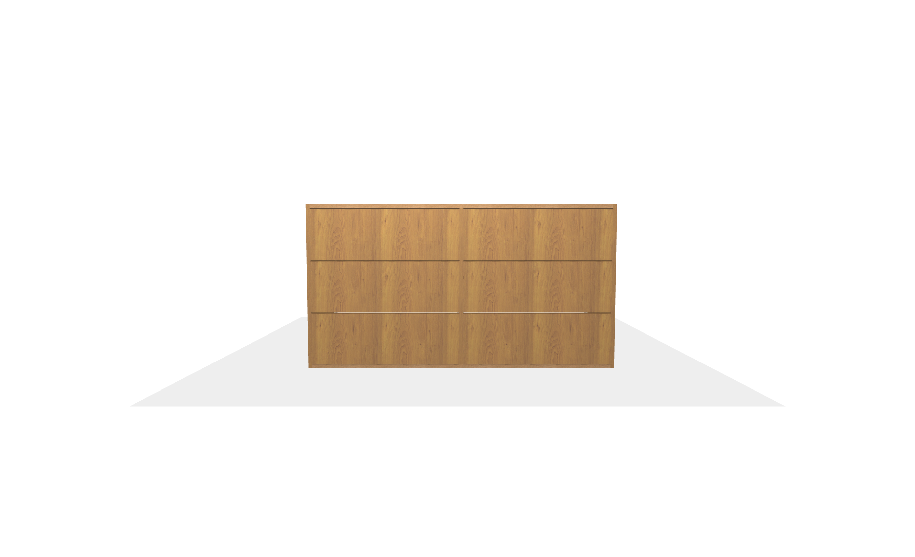 Mueble a medida según su configuración : bajo-ventana - Aparador / Cómoda / Mueble bajo-Dimensions L=150 cm H=80 cm P=60 cm