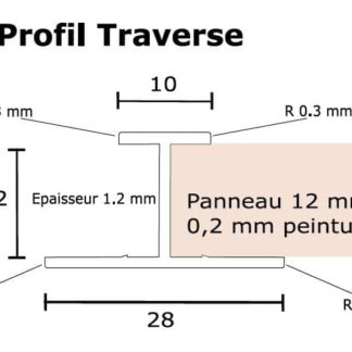 perfil travesaño