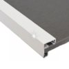 Muestra de perfil de aluminio de puerta corredera de armario - Imagen 6