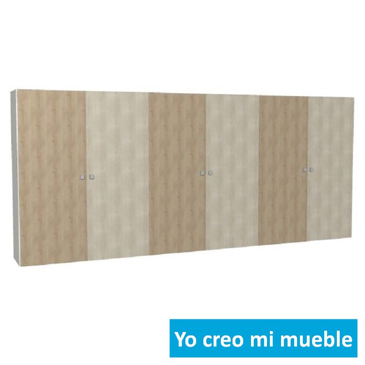 Armario con puertas abatibles