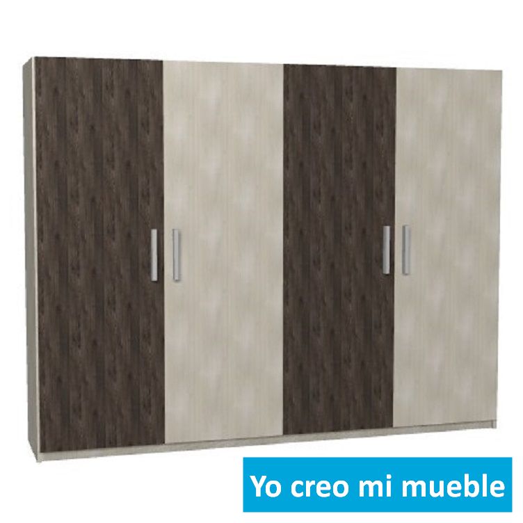Armario con puertas abatibles