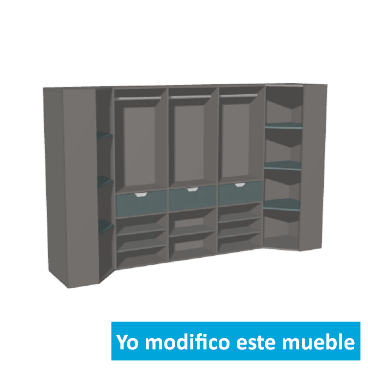 Armario en U a medida