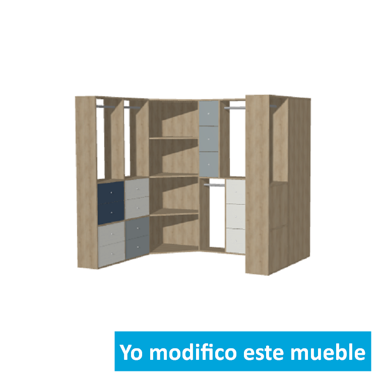 Armario en U a medida