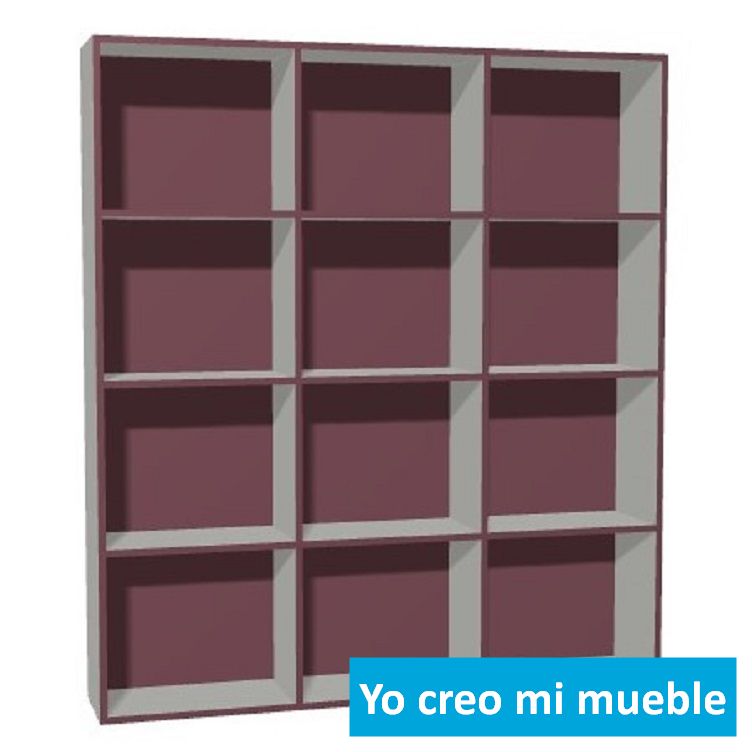 librería y estantería blanca y rosa