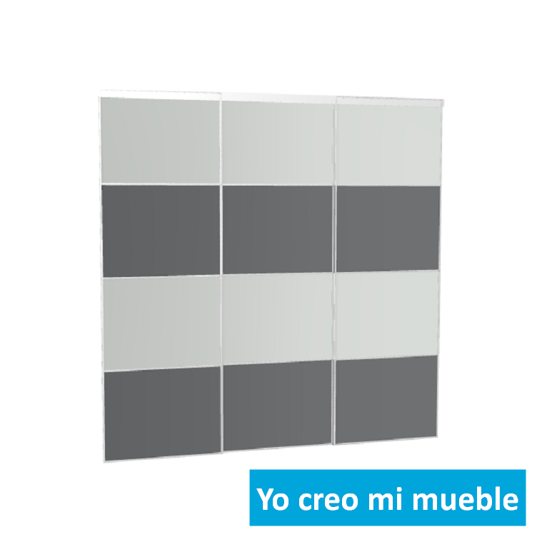 puertas correderas gris