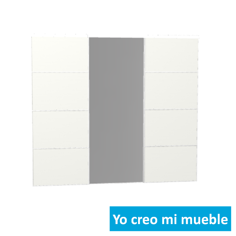 puertas correderas blancas