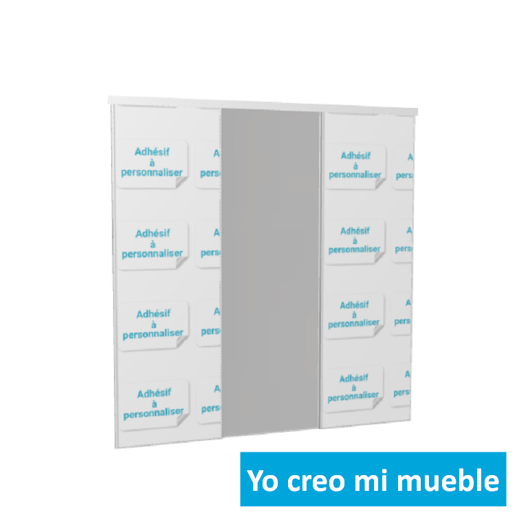 puertas correderas con vinilo y gris