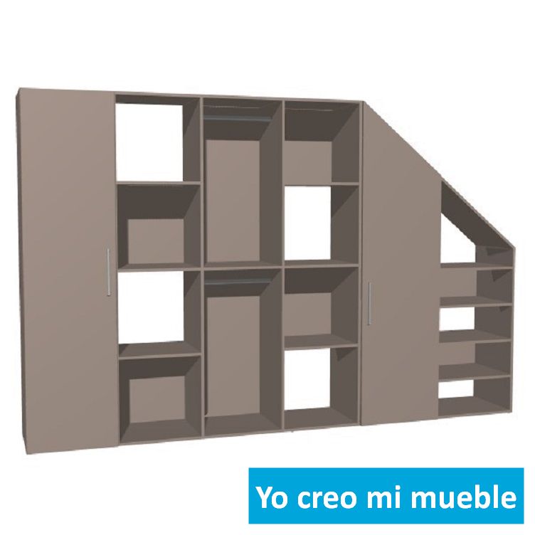 mueble bajo pendiente a la derecha gris