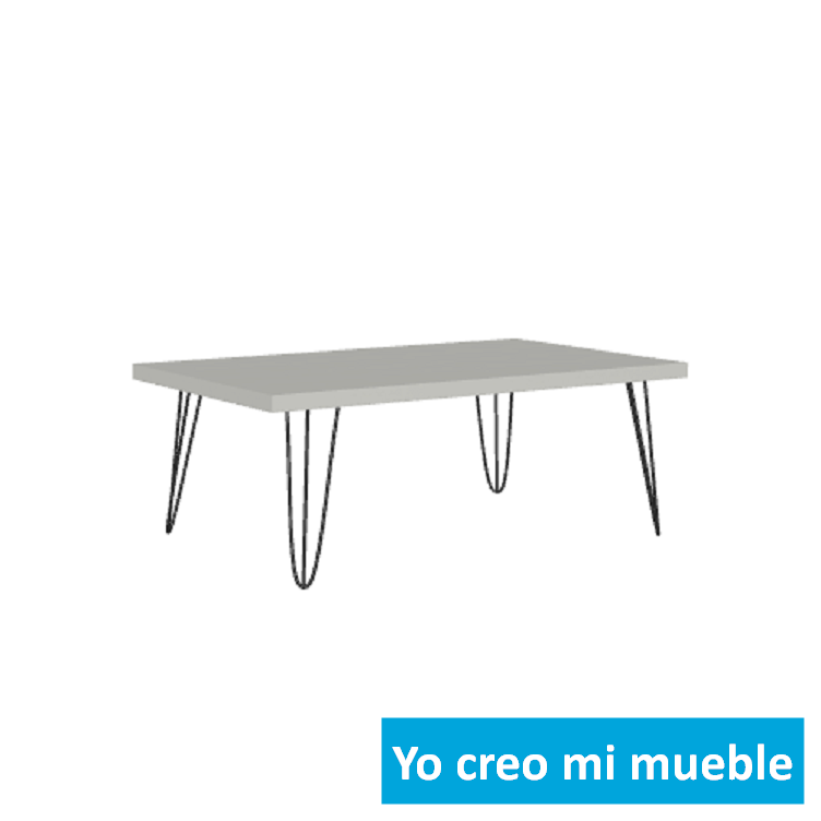 mesa de centro blanca