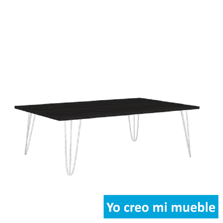 mesa de centro negra