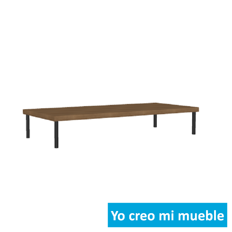 mesa de centro en madera