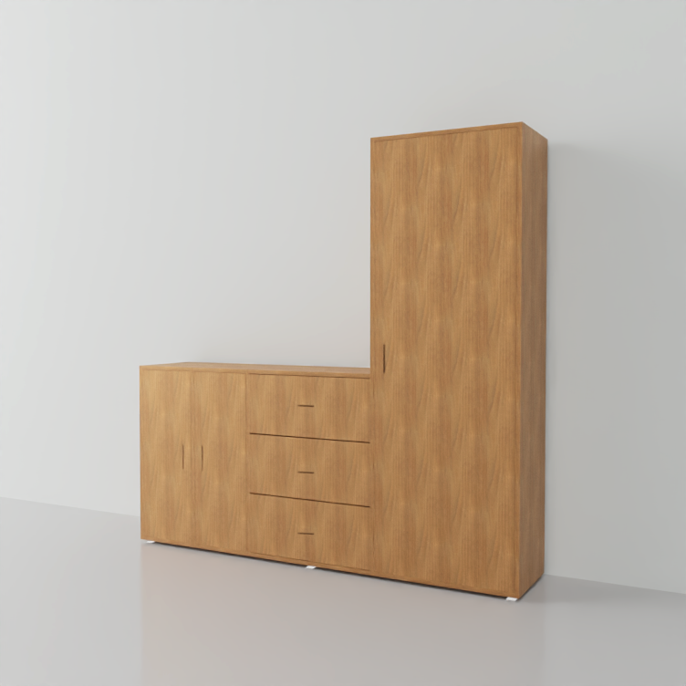 mueble en madera para garaje