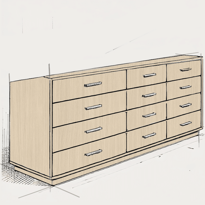 meuble sous comble
