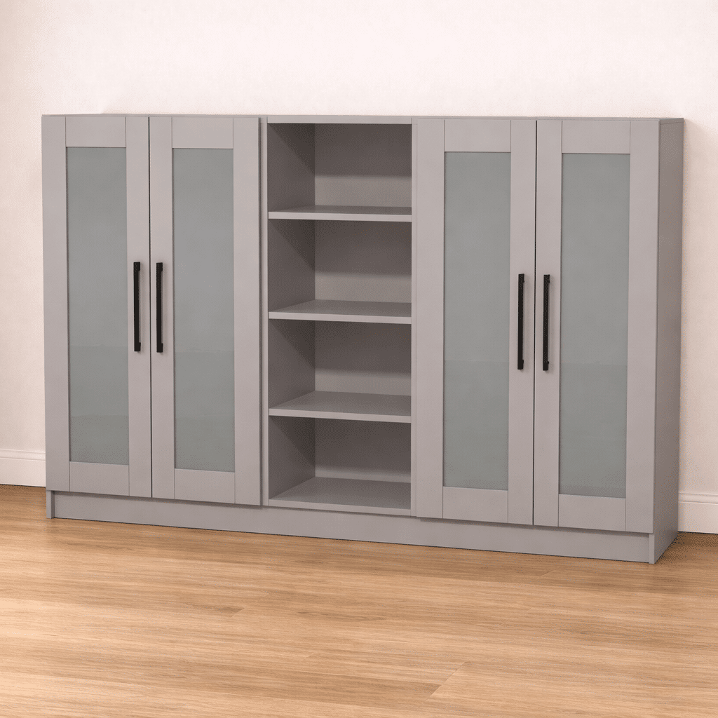 Meuble bas sur mesure double placard