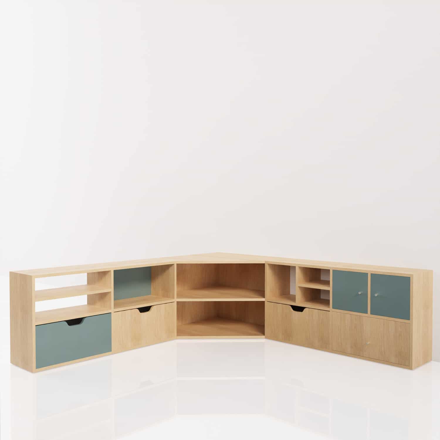 Meuble TV d'angle sur mesure