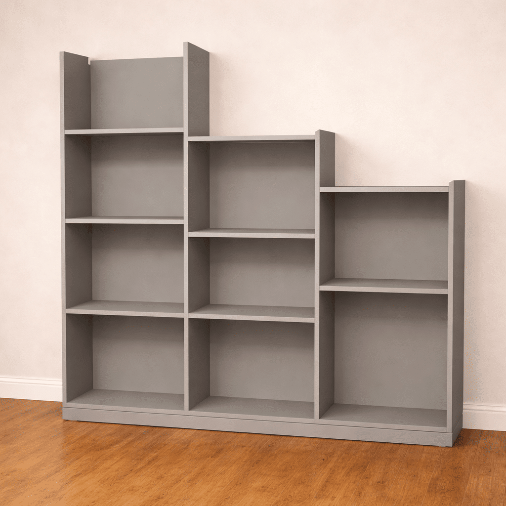 Meuble sous escalier sur mesure étagères